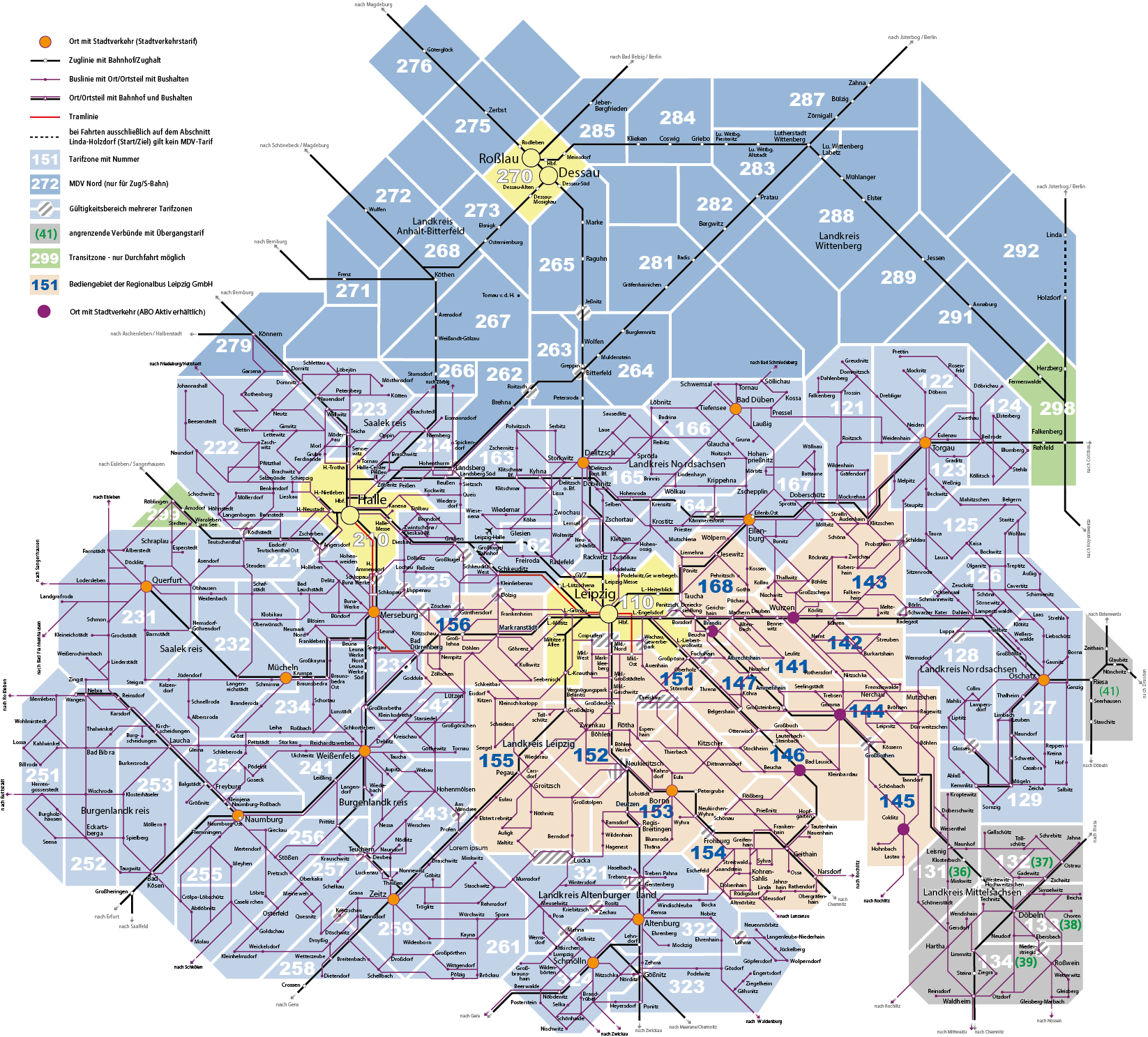Übersicht - Regionalbus Leipzig